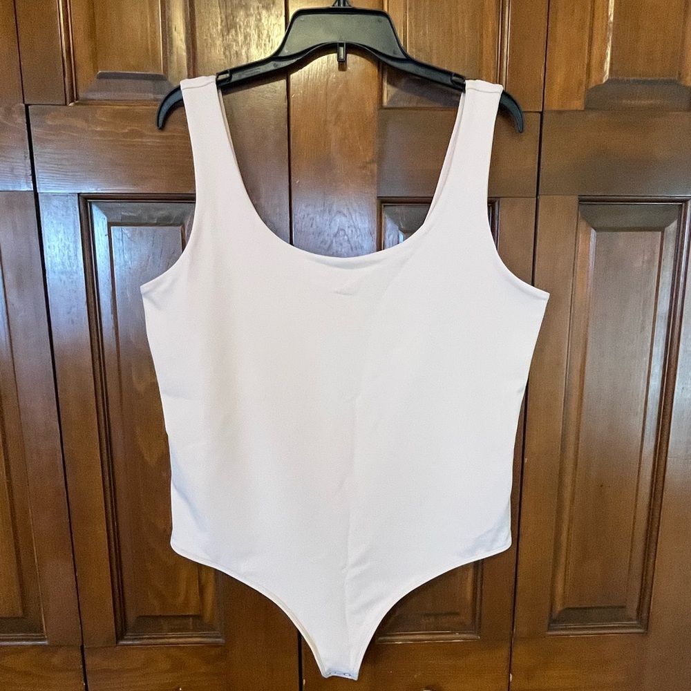 NWT Express Soft Pink Contour Bodysuit Size XL